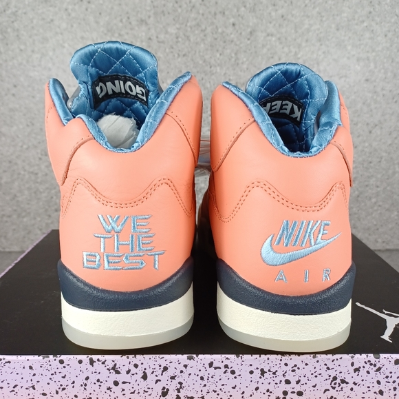 Nike Air Jordan 5 Retro DJ Khaled 'We The Best' Crimson Bliss Sneakers Shoes - Picture 5 of 11